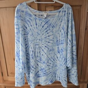 Women's BIBI Tie dye Bat Wing top